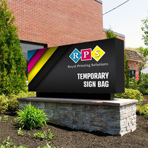 Temporary Sign Bags Full Color Temporary Signs Bags